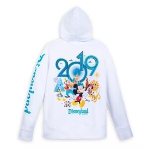 Disney Parks 2019 Mickey & Friends Firework Souvenir Hoodie Medium Embroidered